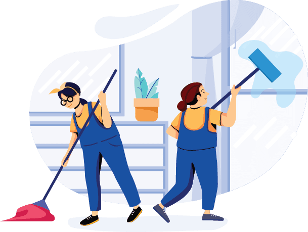 Cleaning office